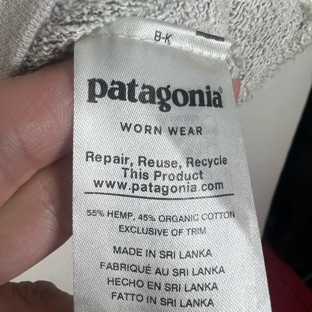 Patagonia Trail Harbor Organic Cotton Hemp Crewneck Sweatshirt Men’s XL Striped - Picture 6 of 10